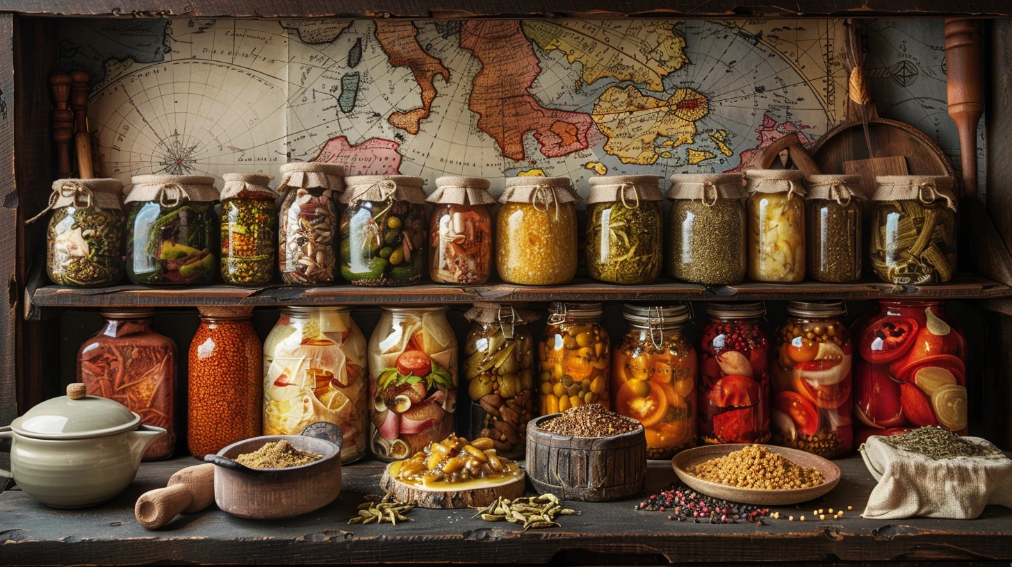 The History of Preserving Food: Pickling, Curing, Smoking and Fermentation