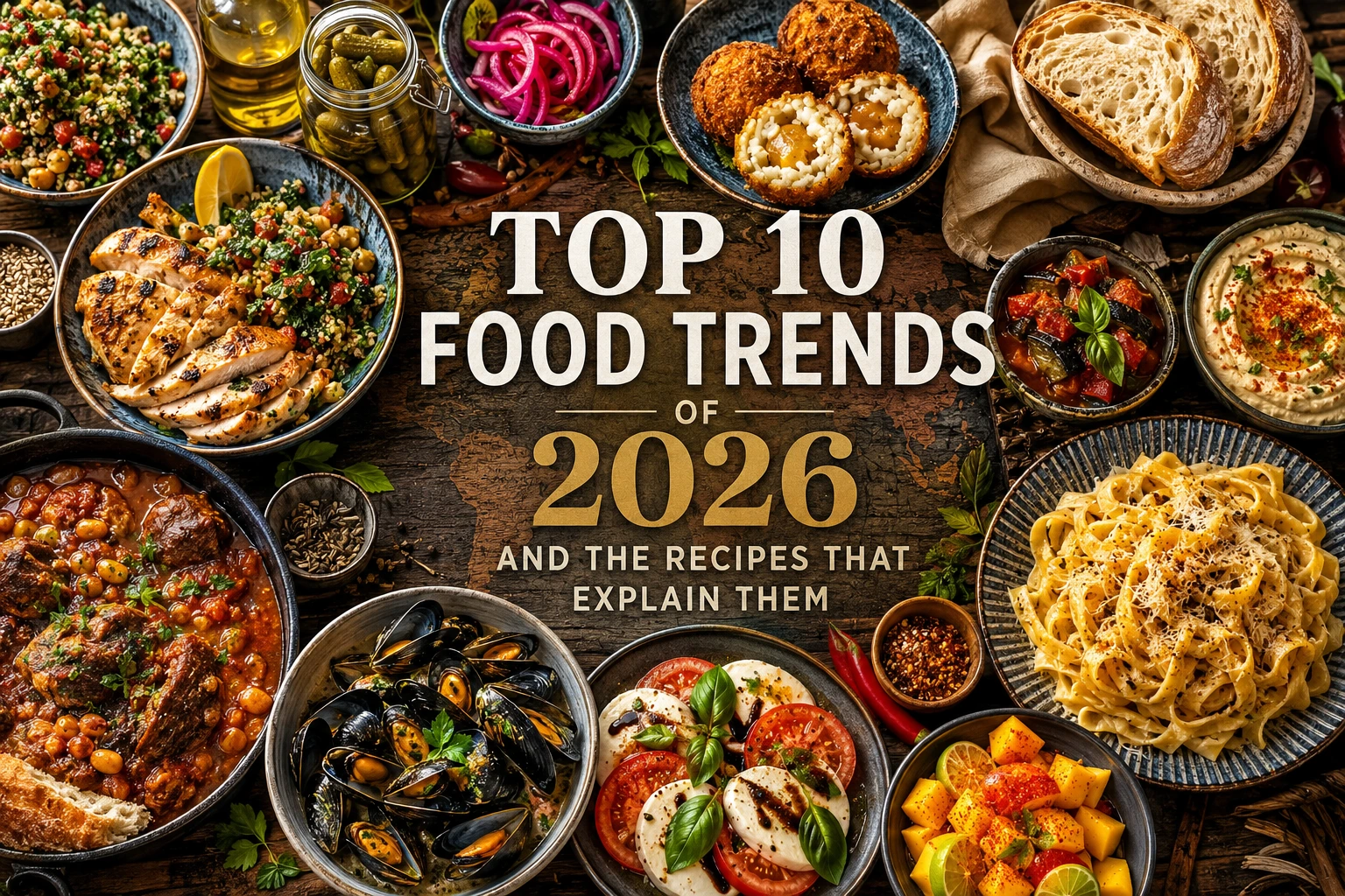 Top 10 Food Trends of 2026 and the Recipes That Explain Them