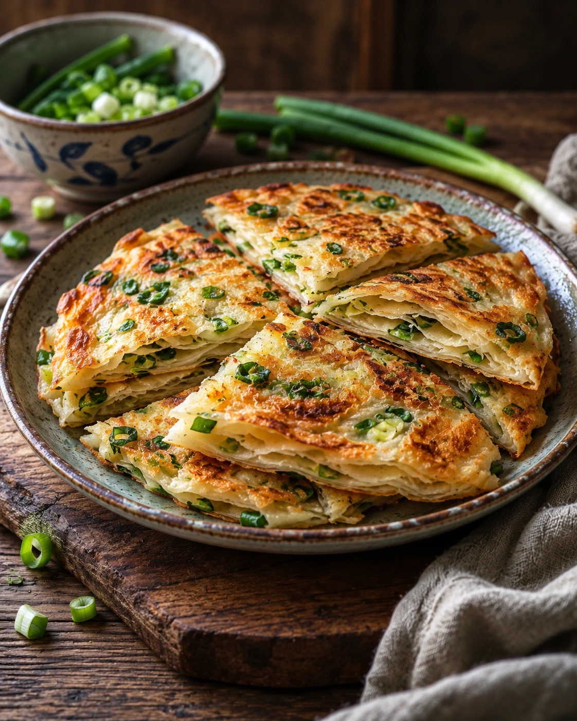 Taiwanese Scallion Pancakes