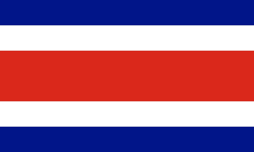 Flag for Costa Rican