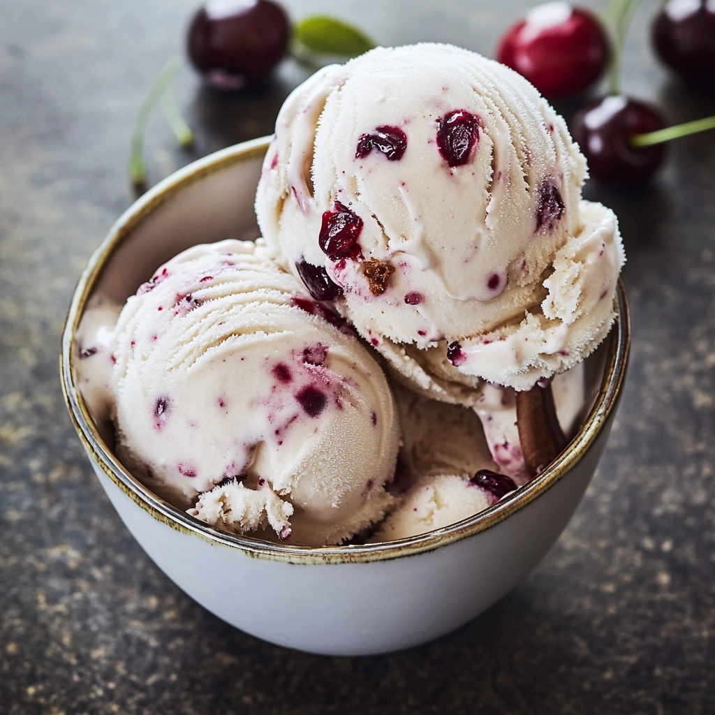 Cherry Vanilla Ice Cream