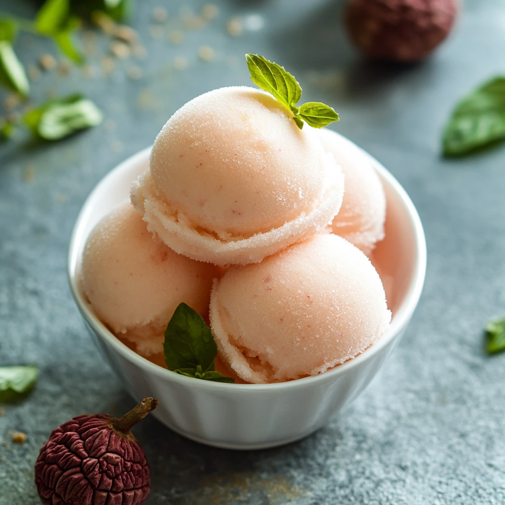 Lychee Sorbet