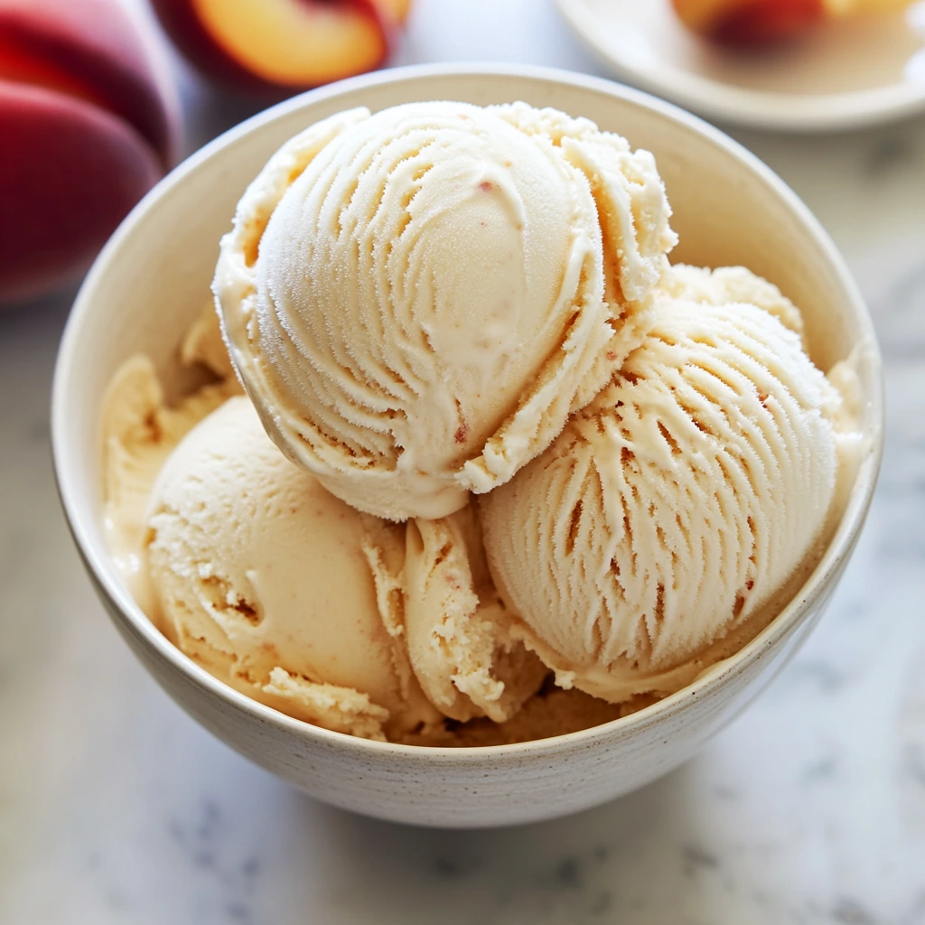 Peach Ice Cream