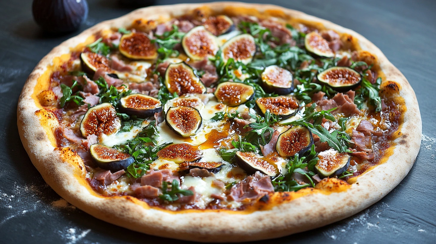 Fig Speck and Taleggio Pizza