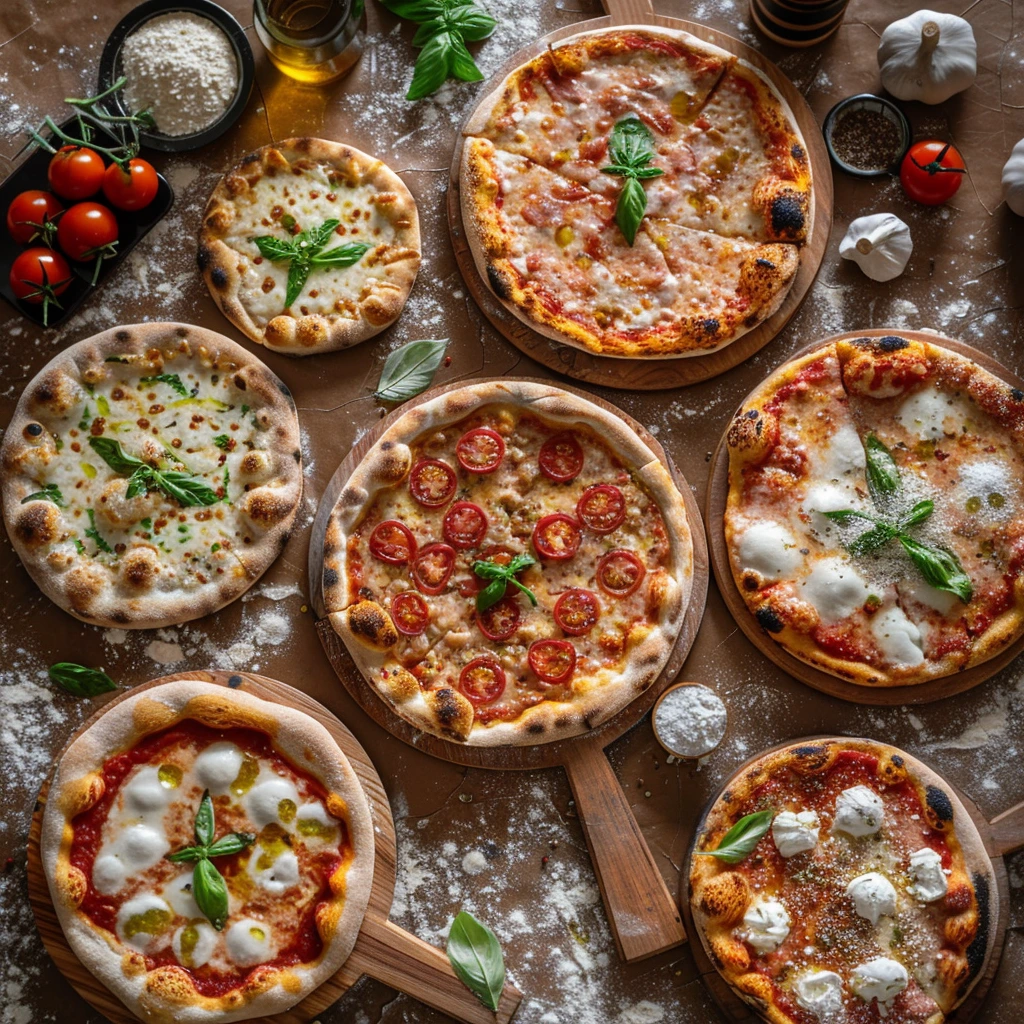 Pizza Bases, Sauces and Toppings