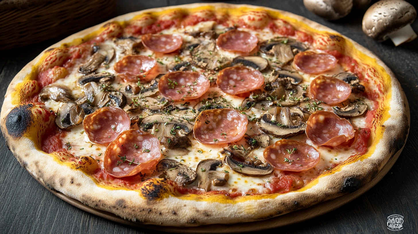 Prosciutto e Funghi Pizza