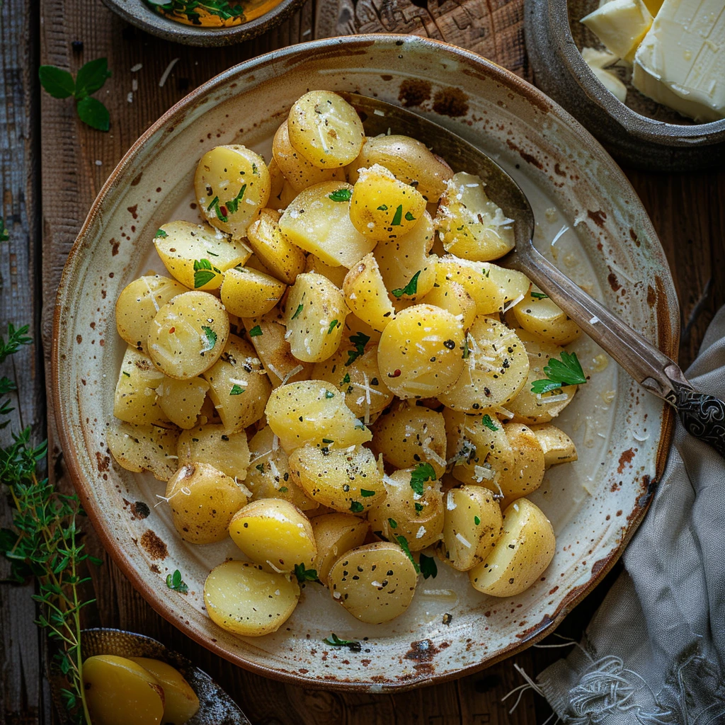 Crushed New Potatoes