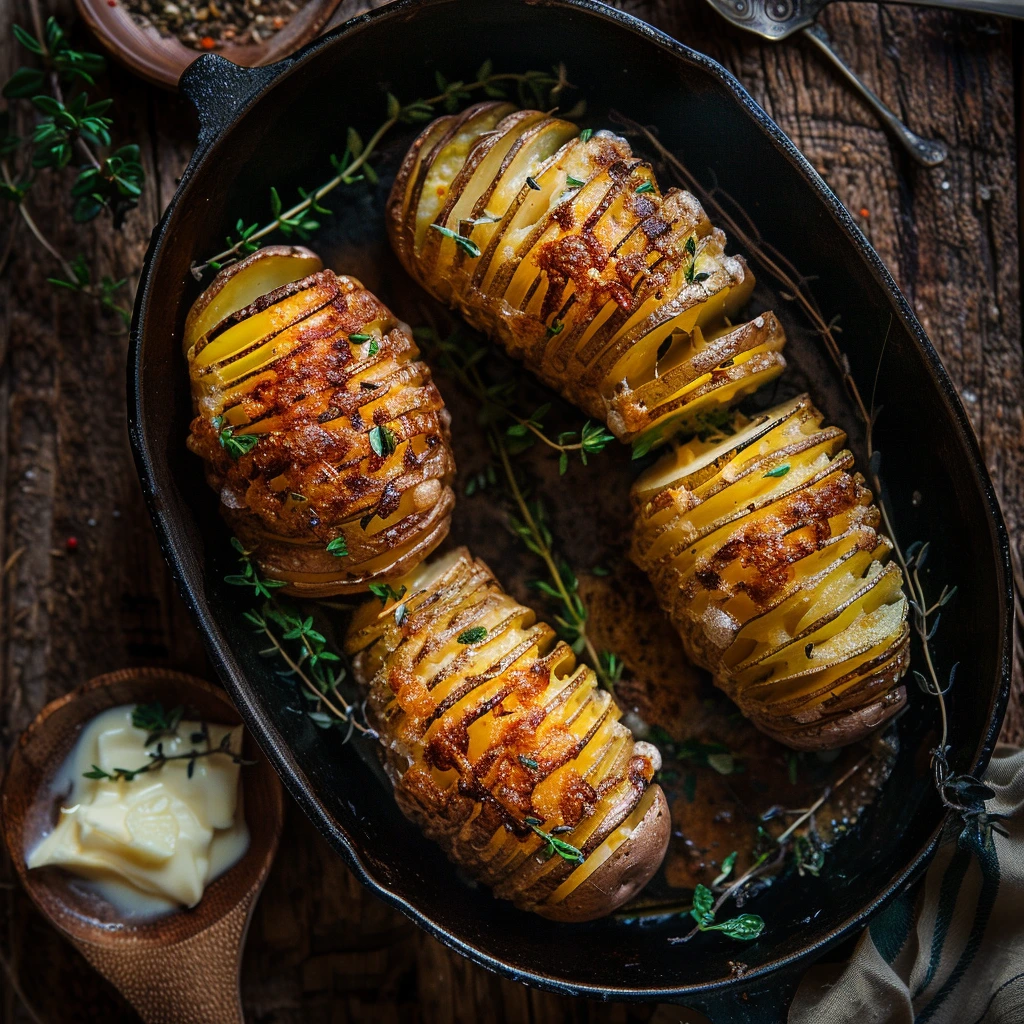 Hasselback Potatoes