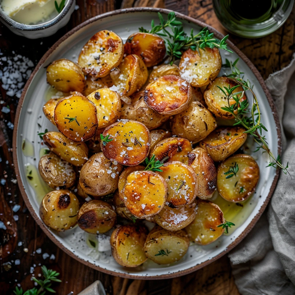 Salt and Vinegar Roast Potatoes