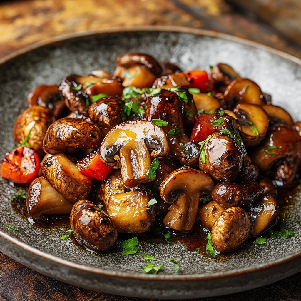 Balsamic Mushrooms