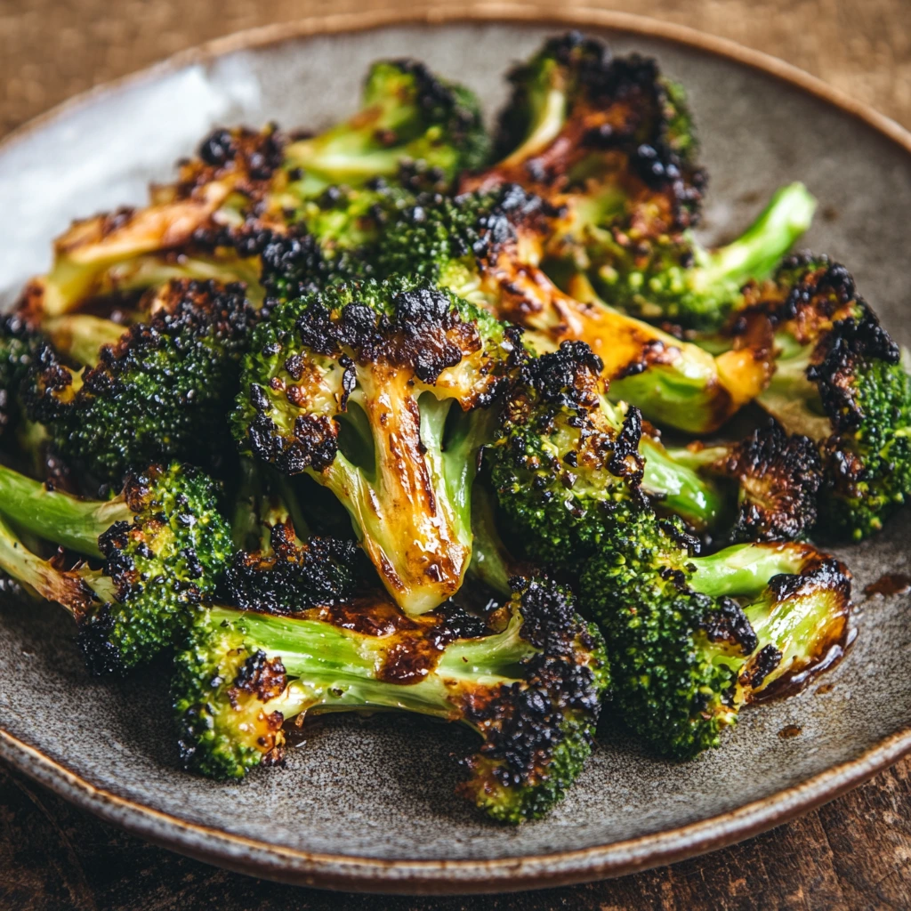 Burnt Butter Broccoli Stems