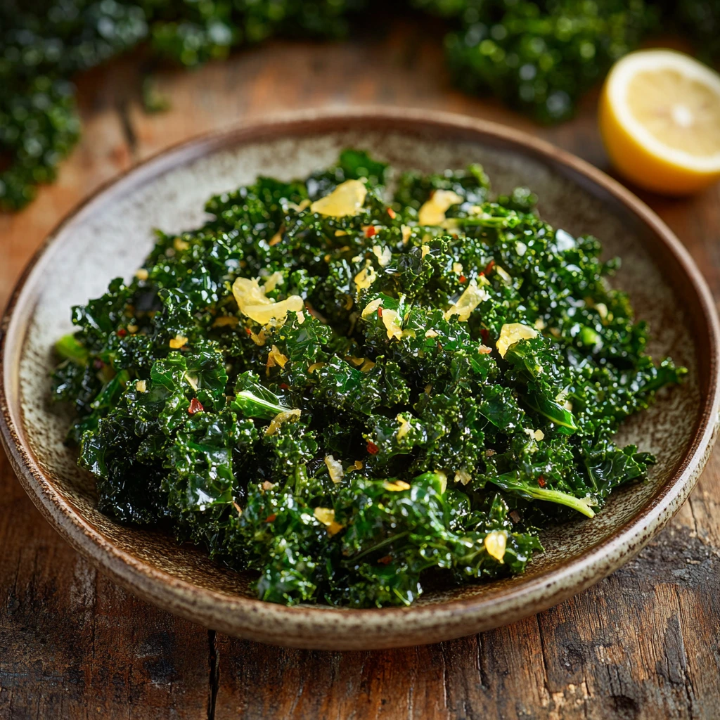 Lemon Garlic Kale