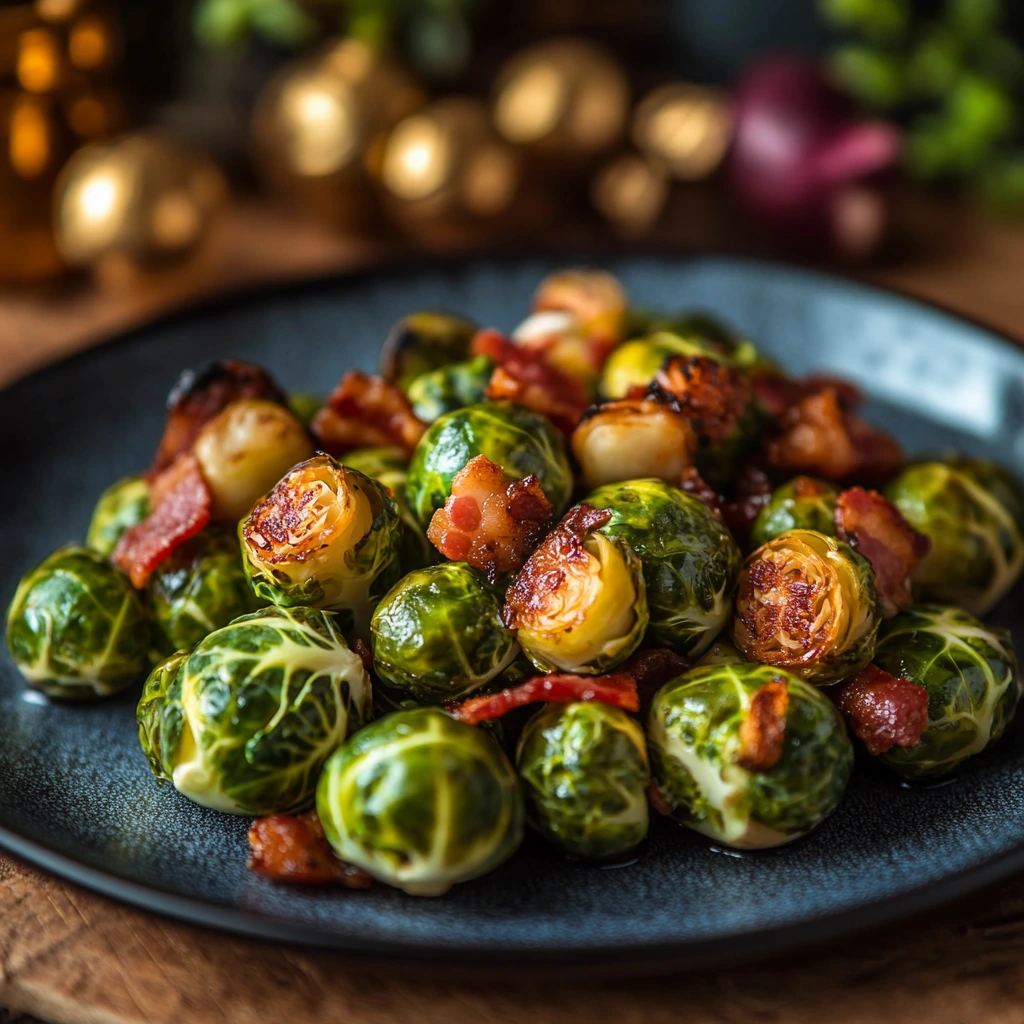 Sprouts with Bacon